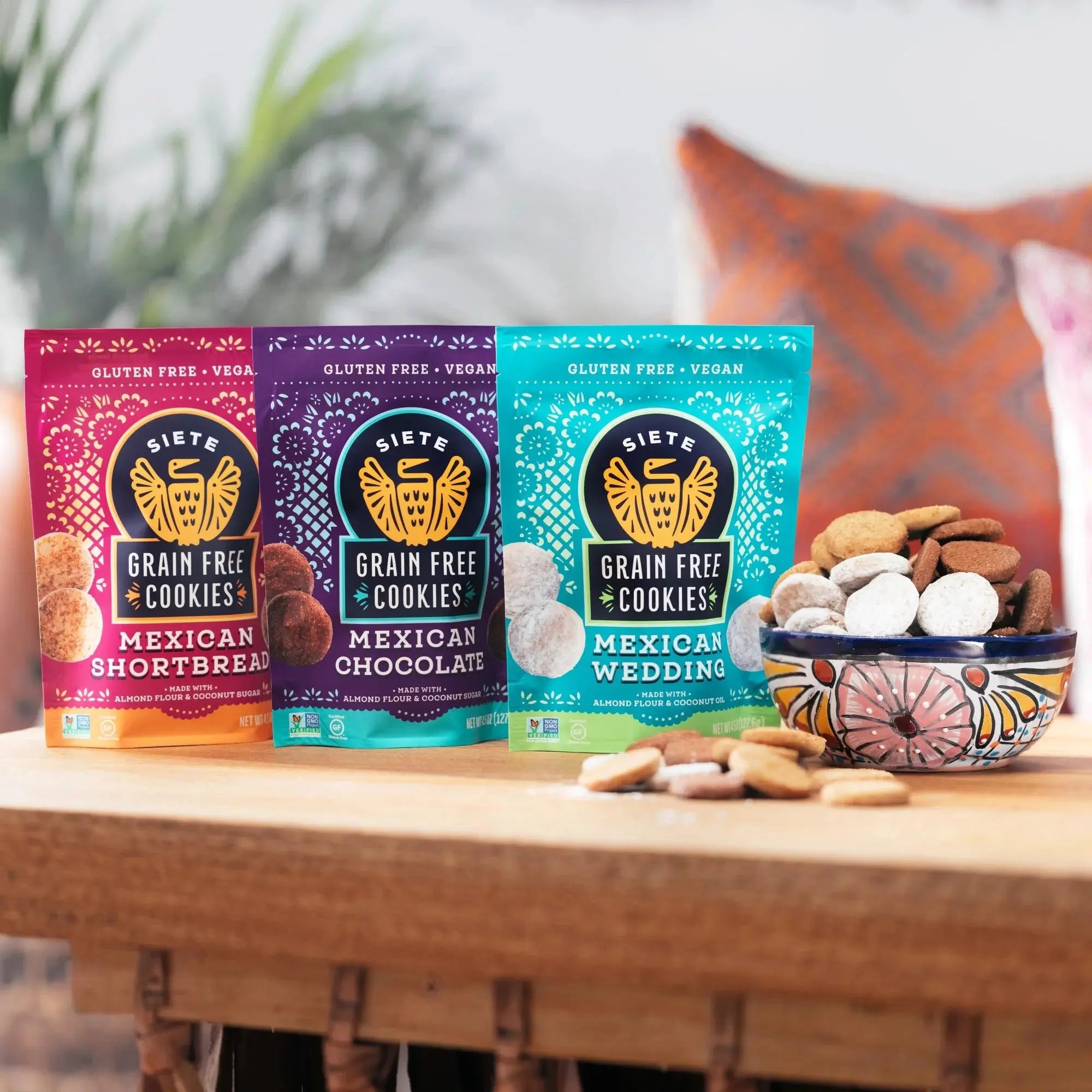 (2 Pack)  Family Foods Grain Free Mexican Wedding Cookies, 4.5 Oz