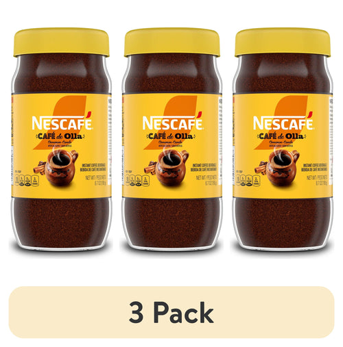 (3 Pack)  Café De Olla, Cinnamon Flavored Instant Coffee, 6.7 Oz, 1 Jar