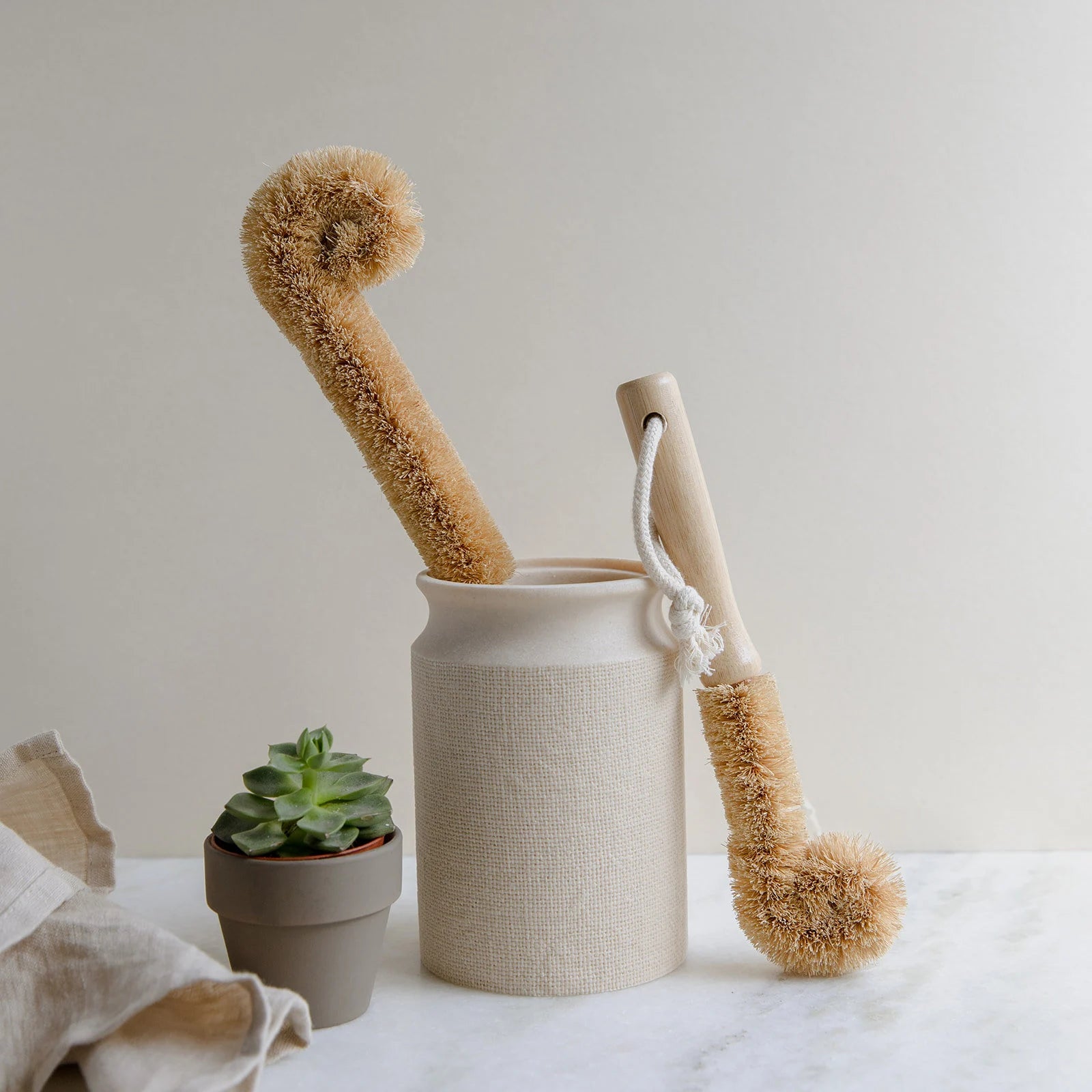 Bamboo + Coconut Bottle Brush | Eco-Friendly, Plant-Based, Sustainable Cleaning Brush
