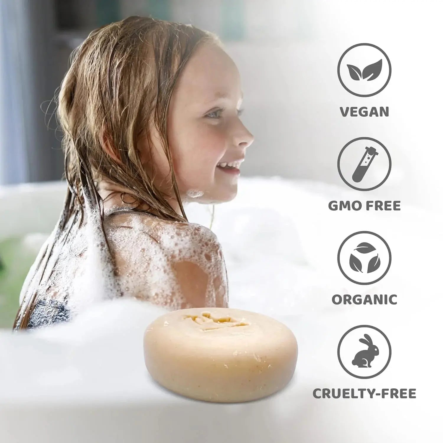 Baby Soap Bar for Kids Handmade in USA Natural and Safe for Sensitive Skin Buttermilk Greek Yogurt and Coconut Milk by