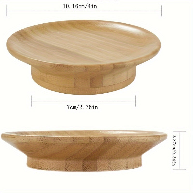 10pcs Bamboo Wine Glass Charcuterie Boards - Sustainable Coasters for Red Wine Chef's Market