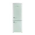 Classic Retro 23.6 in 11.7 Cu. Ft. Frost Free Retro Bottom Freezer Refrigerator in Summer Mint Green, ENERGY STAR