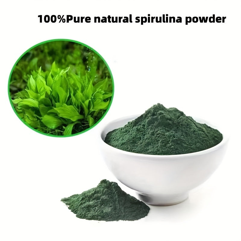 Organic Spirulina Powder, 16 Oz/green Superfood, Spirulina Powder Extract, Without Additives, Added To Milkshakes, Milkshakes, Salads, Oats, Yogurt, Muffins, Desserts, And More. Chef's Market