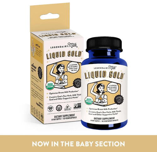 (2 Pack)  Liquid Gold, Lactation Supplement for Increased Milk Production, 60 Count