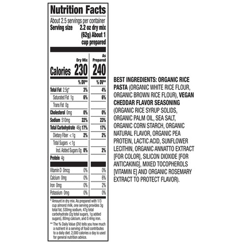 Annie'S Vegan Mac and Cheese Gluten Free Organic Rice Pasta 6 Ounce Pack of 12