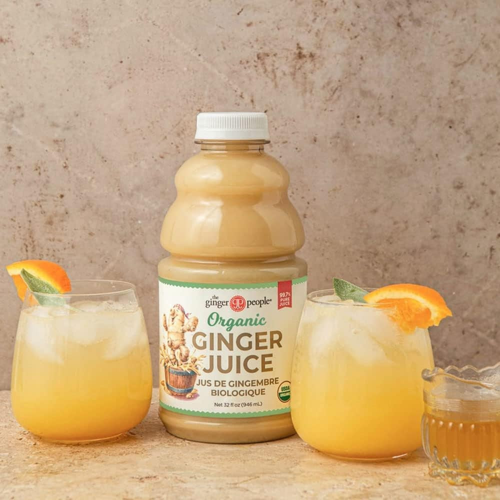 The Ginger People Organic Ginger Juice, 99.7% Pure Ginger Juice, 32 Ounce