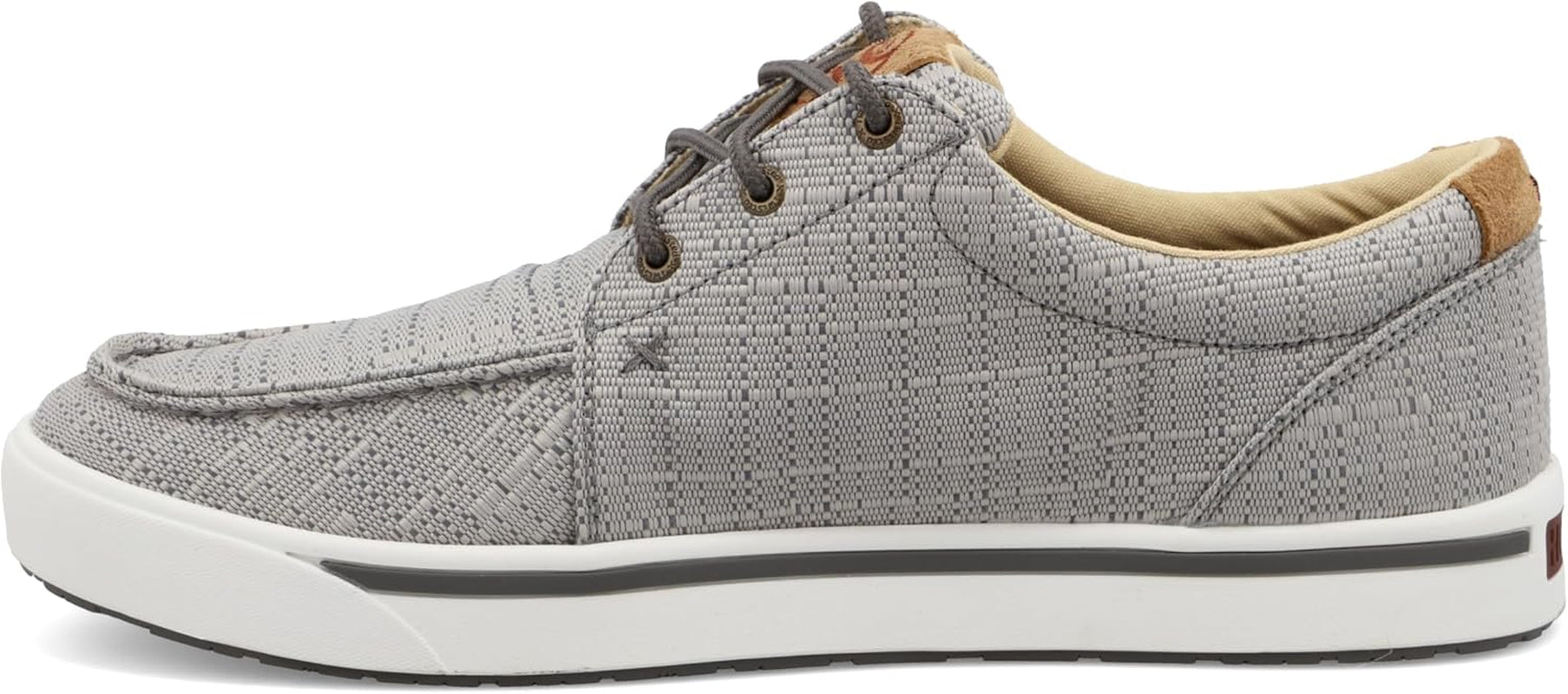 Men'S Cowboy Style Casual Hooey Loper Shoes, Light Grey