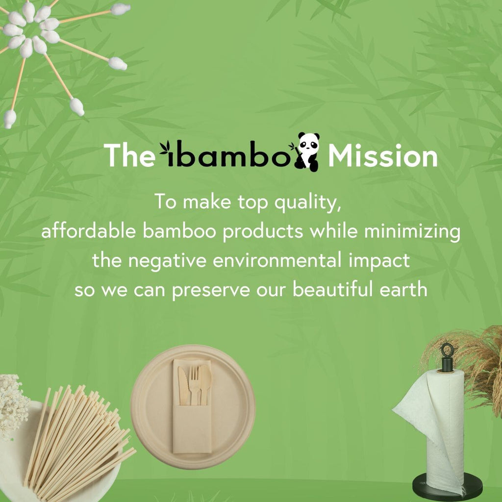 Ibambo Reusable Bamboo Paper Towels - 1 Roll, Ecofriendly, Washable, Sustainable