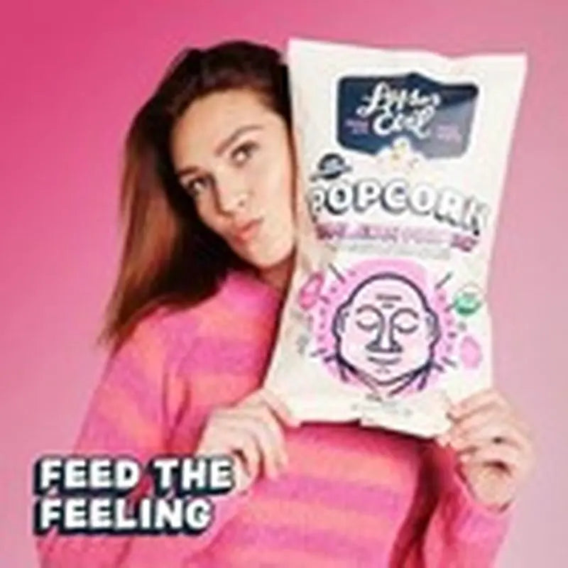 Himalayan Pink Salt Organic Popcorn 12 Pack 0.88 Ounce Bags Healthy Snack