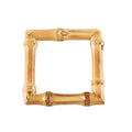 Restaurant Handmade Square Wood Wooden Real Natural Bamboo Root Napkin Ring