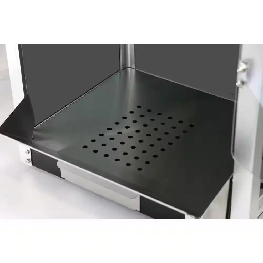 Contempo Pop 8 Oz. Black Stainless Steel Countertop Popcorn Machine