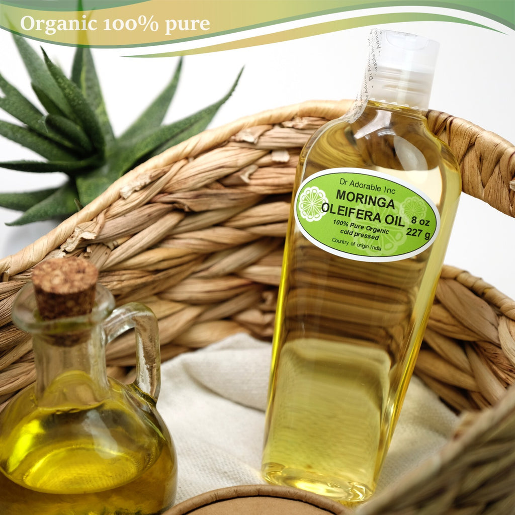 Organic Moringa Oleifera Oil 100% Pure Organic 2 Oz up to Gallon Free Shipping