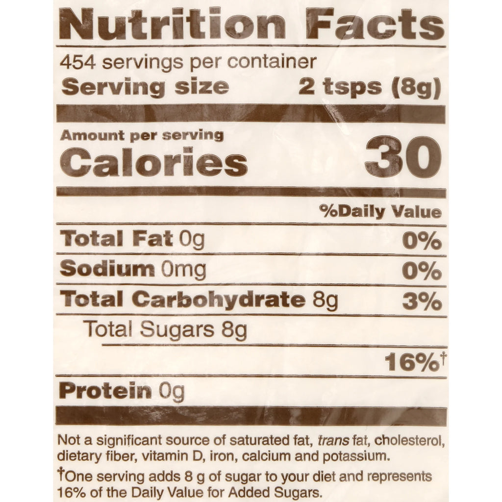 Pure Cane Sugar, 8 Lb, Vegan & Plant Based and Non GMO