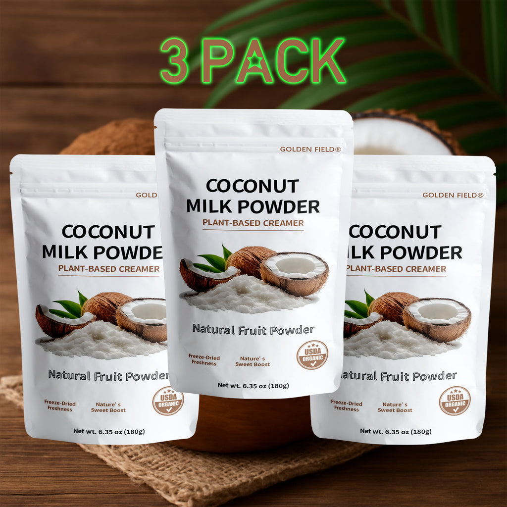Pure Organic Coconut Milk Powder 6.35oz – Keto-Friendly, Rich in MCTs – Natural, Non-GMO, Gluten-Free Chef's Market