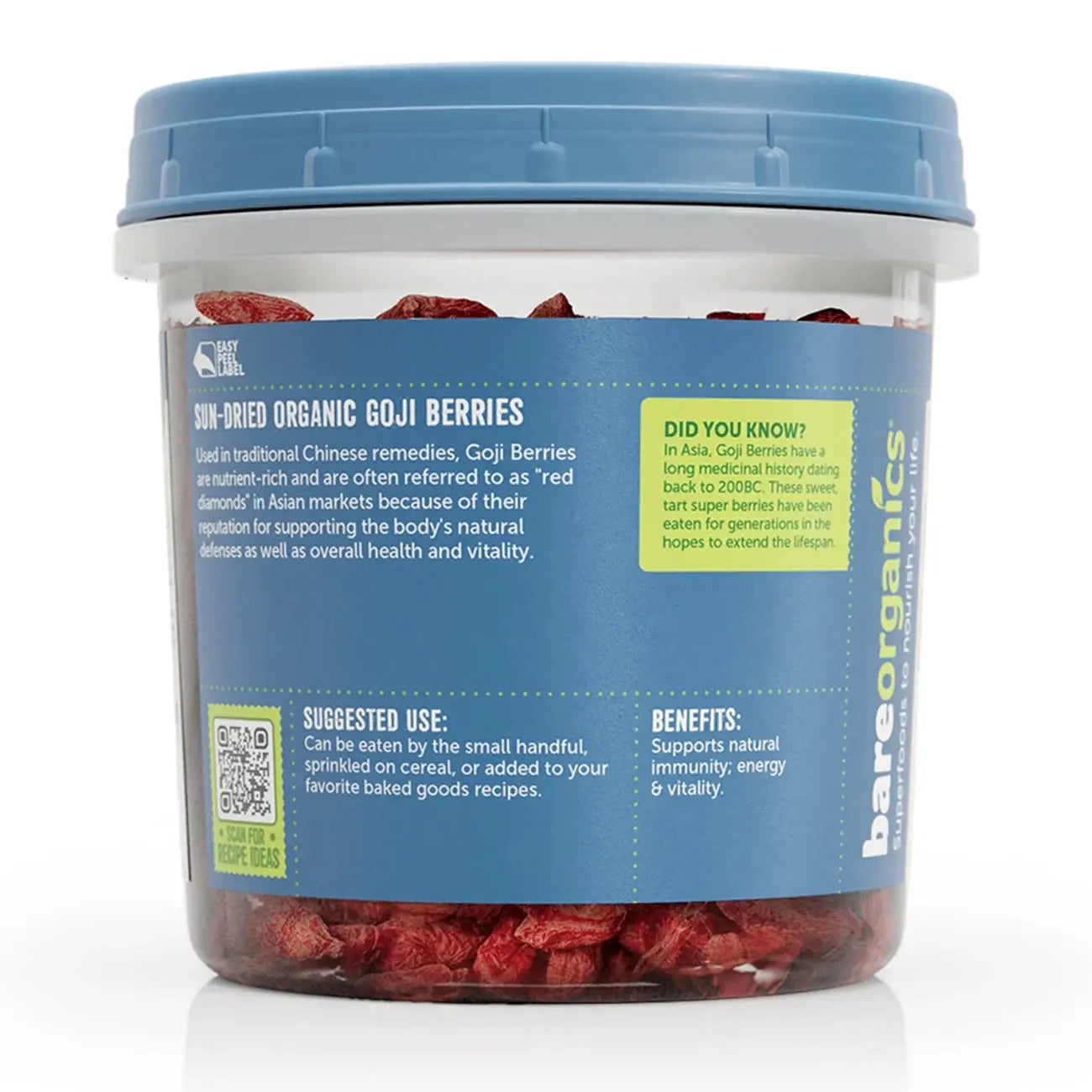 Goji Berries (Organic - Sun Dried) (8Oz) 227G