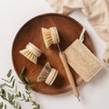 Sustainable Dish Brushes | 4 Piece Starter Set W/ Loofah Sponge
