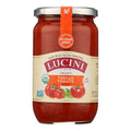 UD2 Lucini Italia Organic Tuscan Tomato Pasta Sauce Kosher/HACCP Certified Case of 6 Bottles 24 Ounces Each Chef's Market