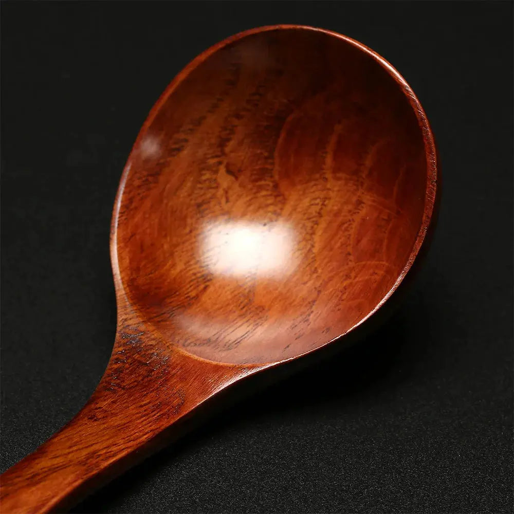 Natural Wooden Large Soup Scoops Long Handle Cooking Scoop Wood Ramen Rice Spoon Soup Ladle Catering Tableware Kitchen Utensil colegio culinario de morelia