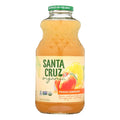 UD2 Santa Cruz Organic Lemonade and Peach Juice Case of 12-32 Fl Oz Other Beverages Chef's Market