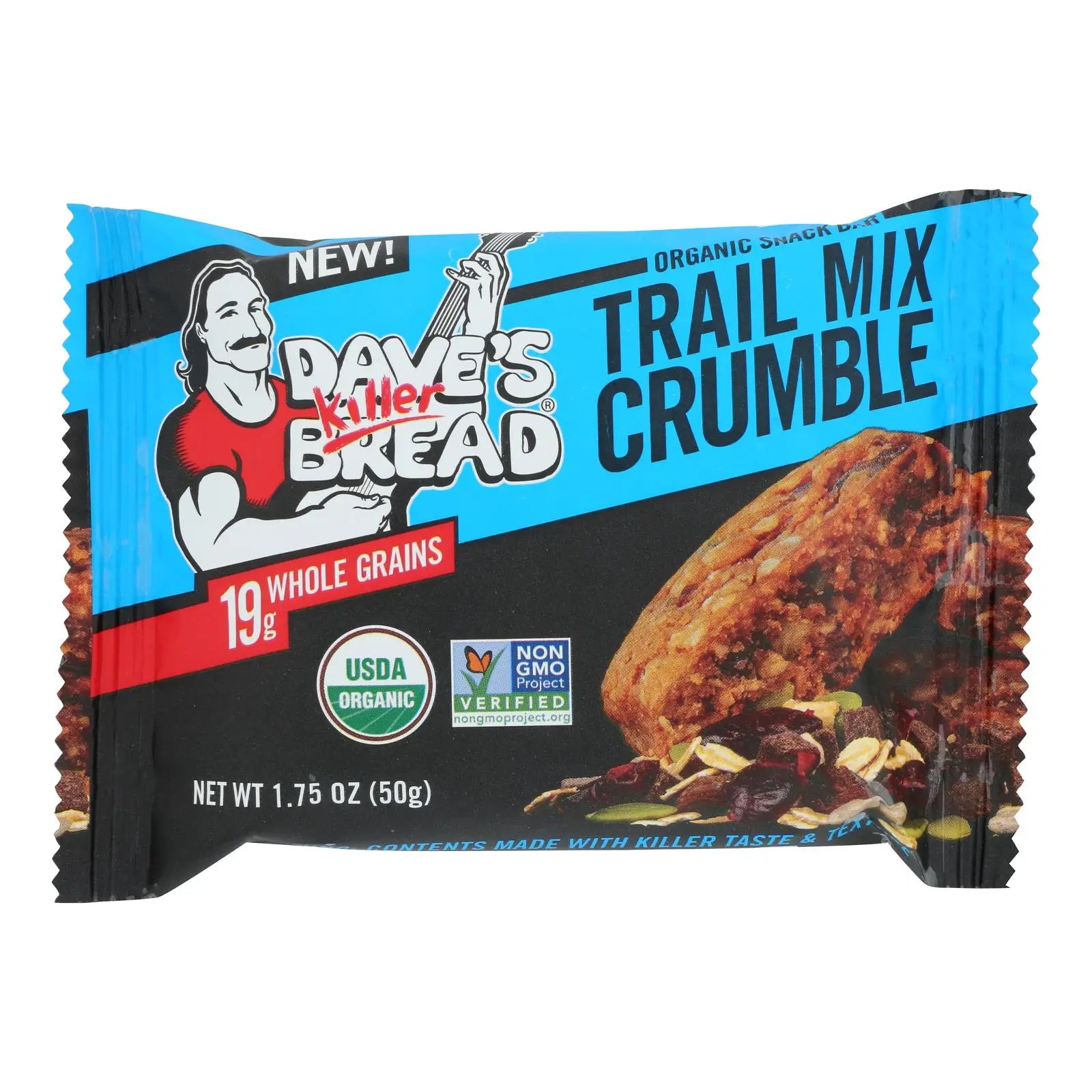 UD2 Dave's Killer Bread Organic Trail Mix Crumble Case of 12 1.75 Ounces Grain Snack Chef's Market