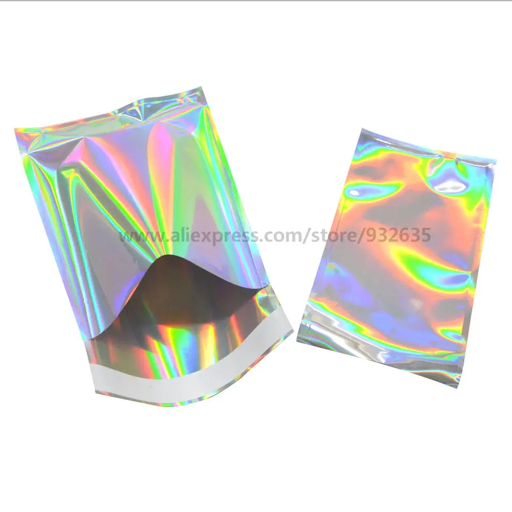 50 PCS Self-seal Adhesive Courier Bags Laser Holographic Plastic Poly Envelope Mailer Postal Shipping Mailing Bags Cosmetic colegio culinario de morelia