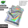 50 PCS Self-seal Adhesive Courier Bags Laser Holographic Plastic Poly Envelope Mailer Postal Shipping Mailing Bags Cosmetic colegio culinario de morelia