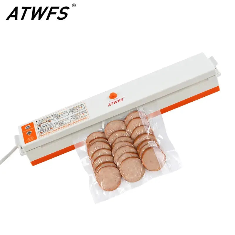 ATWFS Vacuum Sealer Packing Household Film Sealer Vacuum Packer Sealing Machine for Food Including 15Pcs Bags colegio culinario de morelia
