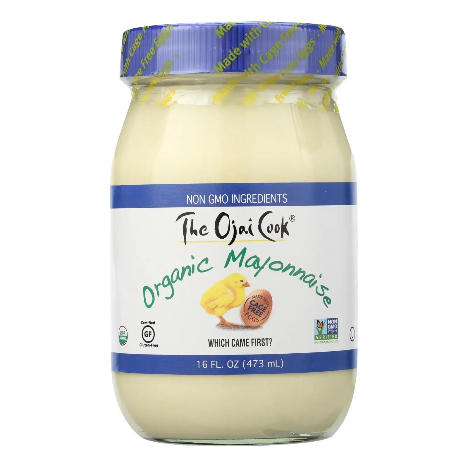 UD2 Ojai Cook Organic Mayonnaise Case 6-16 Fl Oz Vegetable Oil Egg-Based Sweet Taste Halal Certified Bottle Bag Box Sachet Chef's Market
