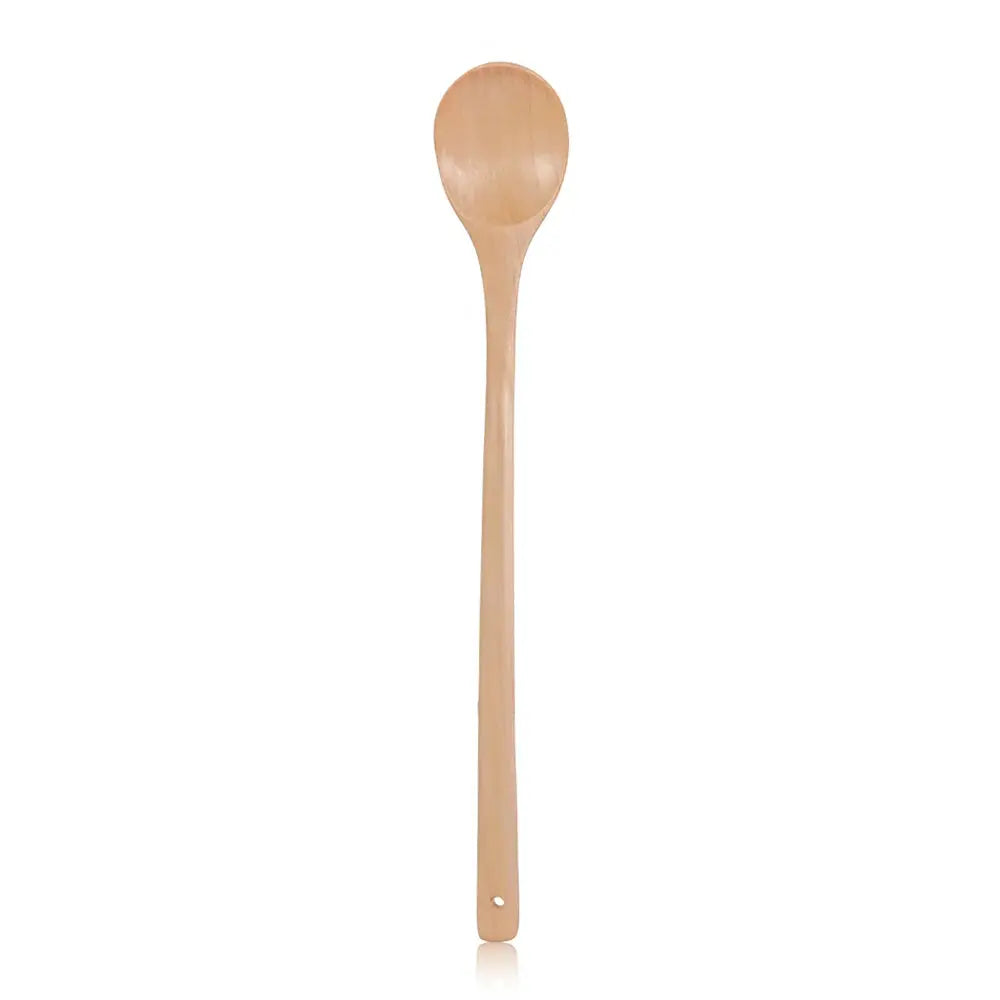 Natural Wooden Large Soup Scoops Long Handle Cooking Scoop Wood Ramen Rice Spoon Soup Ladle Catering Tableware Kitchen Utensil colegio culinario de morelia
