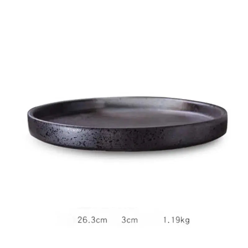 Creative Tableware Ceramic Round Bowl Soup Bowl Vegetable Bowl Rice Bowl Large Bowl Deep Dish Western Food Bowl Plate Soup Plate colegio culinario de morelia