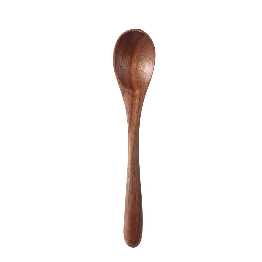 Natural Wooden Large Soup Scoops Long Handle Cooking Scoop Wood Ramen Rice Spoon Soup Ladle Catering Tableware Kitchen Utensil colegio culinario de morelia