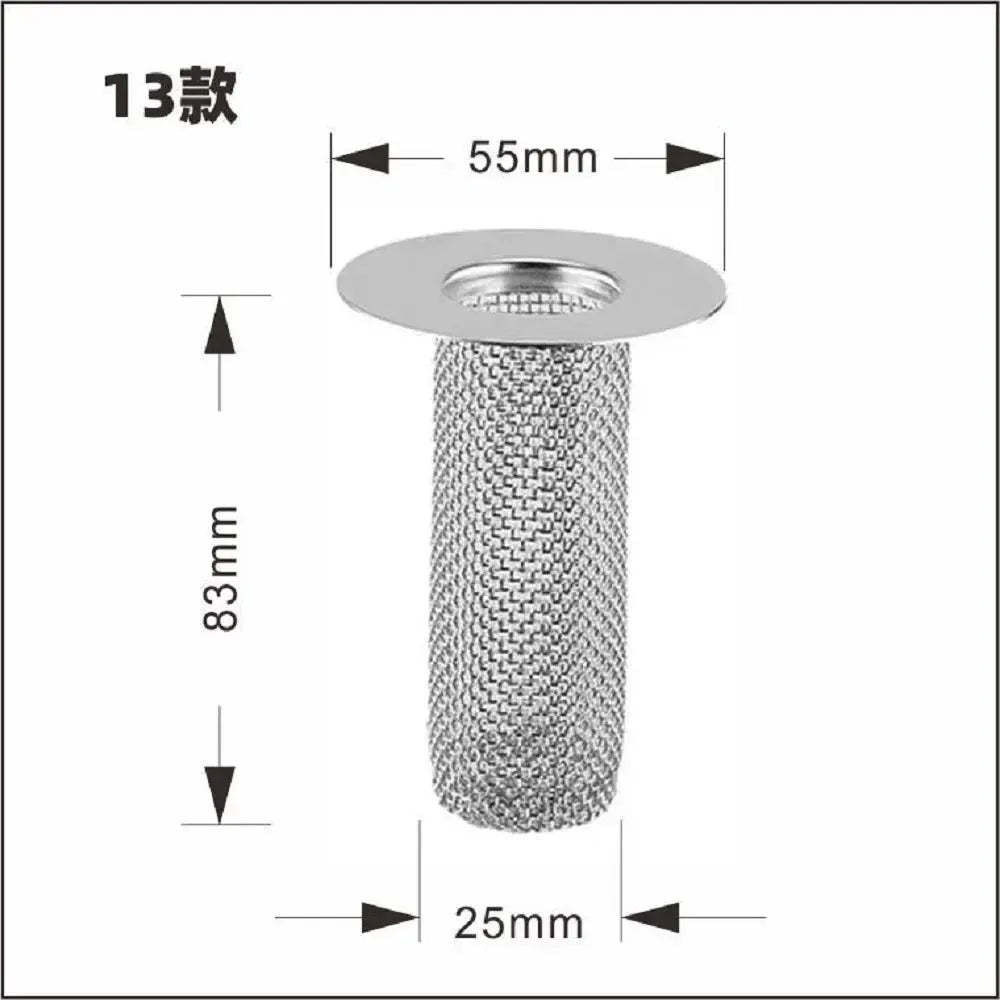 Kitchen Sink Strainer Sink Grid Filter Stainless Steel Mesh Drain Hole Filter Protection Against Clogging Kitchen Accessories colegio culinario de morelia