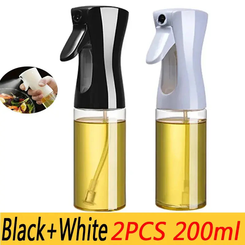 200/300/500ml Oil Spray Bottle BBQ Cooking Olive Oil Sprayer Plastic Baking Oil Spray Empty Bottle Vinegar Bottle Or  Oil brush colegio culinario de morelia