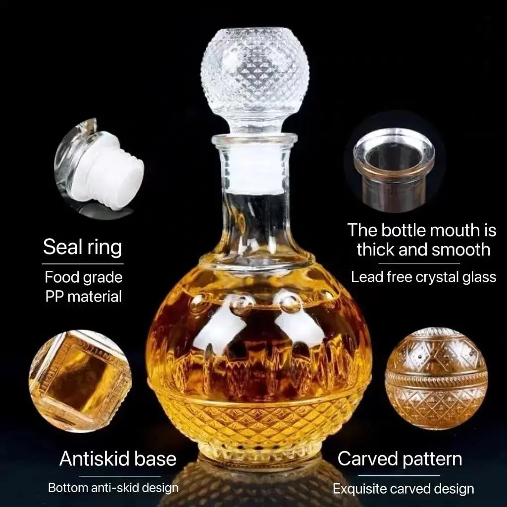 5 10 15 Pcs Whiskey Liquor Bottle 50ml Cute Glass Dispenser Mini Alcohol Guest Gift Wedding Decanter Wine Pot Shot Jars Bar Set colegio culinario de morelia