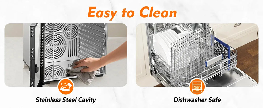 12-Tray 1300W Commercial Grade, 360° Even Drying for Jerky/Fruits, ETL Certified with 72H Timer&LED Display Food Dehydrator colegio culinario de morelia