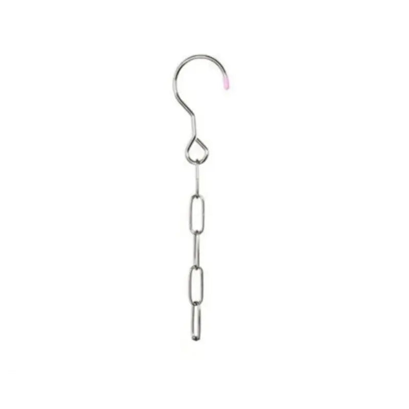 Hanger Hanging Hole Clothes Chain Stainless Steel Hanging Chain Hooks Storage Cloth Closet Hangers Shirts Tidy Save Home Space colegio culinario de morelia