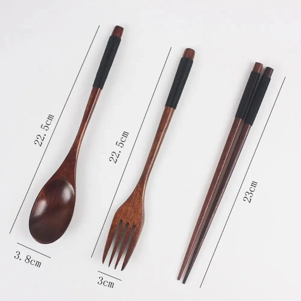 High Quality Natural Wooden Spoon Handmade Dinner Kit Wooden Fork Kitchen Accessories colegio culinario de morelia