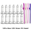 12Pcs Shot Penis Glass Cups Cocktail Genital Dicky Hen Party Night Bar Mugs Clear Wine Of Glasses Small Mouth Willy For Drinks colegio culinario de morelia