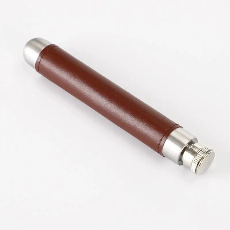 1Pc Portable Mini Hip Flask 1.5oz Whisky Vodka Stainless Steel Hip Personalized Pen Holder Shape Flagon Men's Gift colegio culinario de morelia