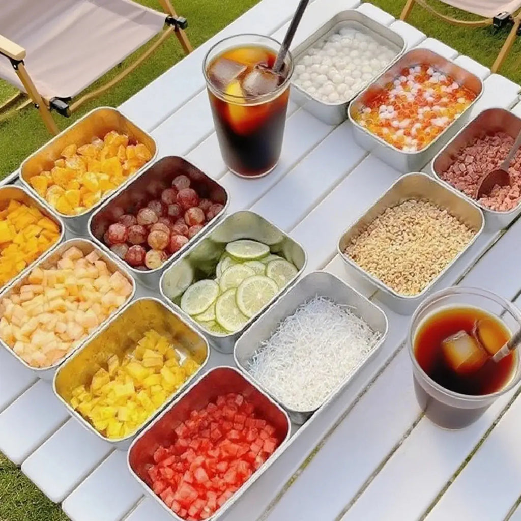 12PC Stainless Steel Food Storage Containers with Lids Leakproof, Lunch Boxes, Kimchi Containers for food storage Nestable colegio culinario de morelia