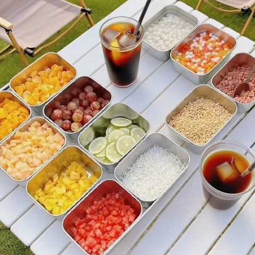 12PC Stainless Steel Food Storage Containers with Lids Leakproof, Lunch Boxes, Kimchi Containers for food storage Nestable colegio culinario de morelia