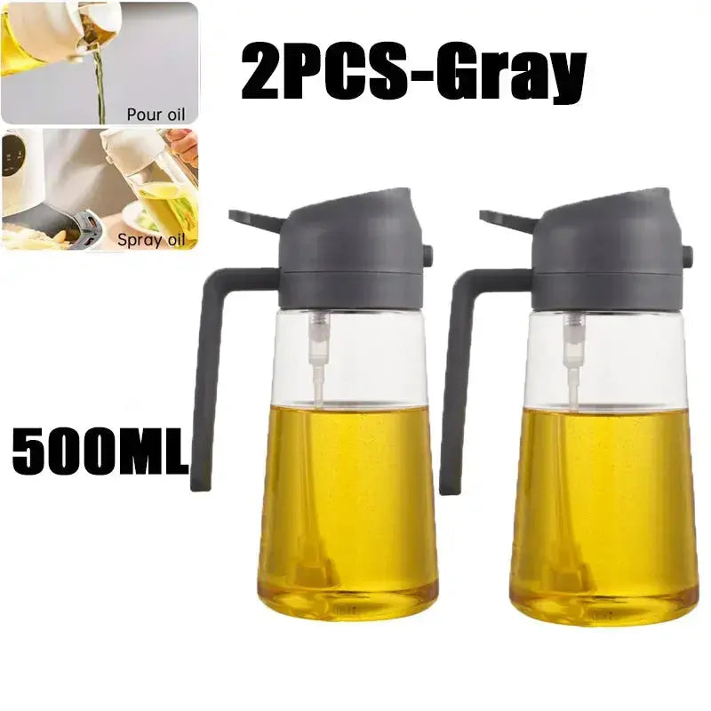 200/300/500ml Oil Spray Bottle BBQ Cooking Olive Oil Sprayer Plastic Baking Oil Spray Empty Bottle Vinegar Bottle Or  Oil brush colegio culinario de morelia