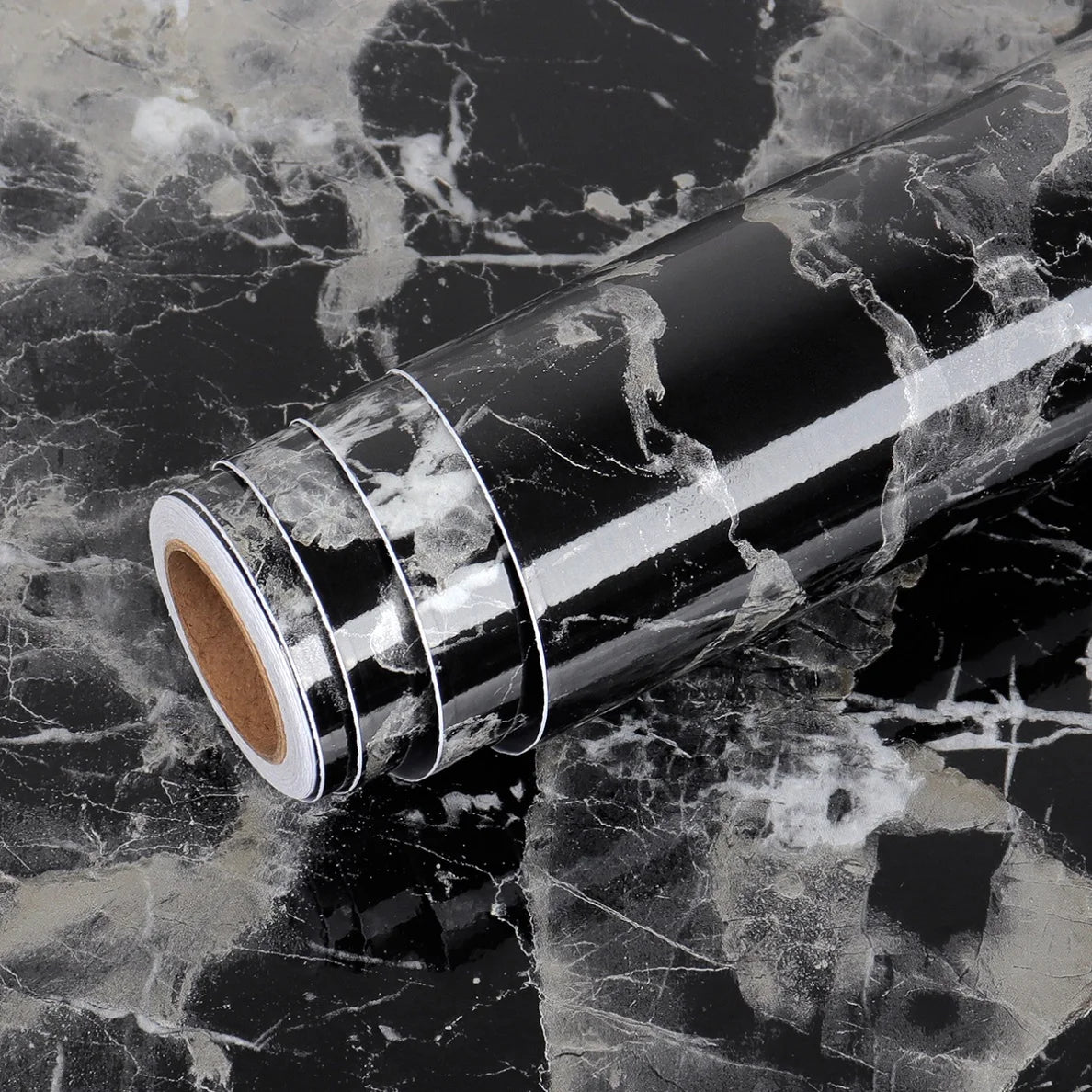 Width Marble Wallpaper Contact Paper Waterproof Oil-proof Wall Stickers PVC Self Adhesive Kitchen Ambry Countertop Home Decor Chef's Market