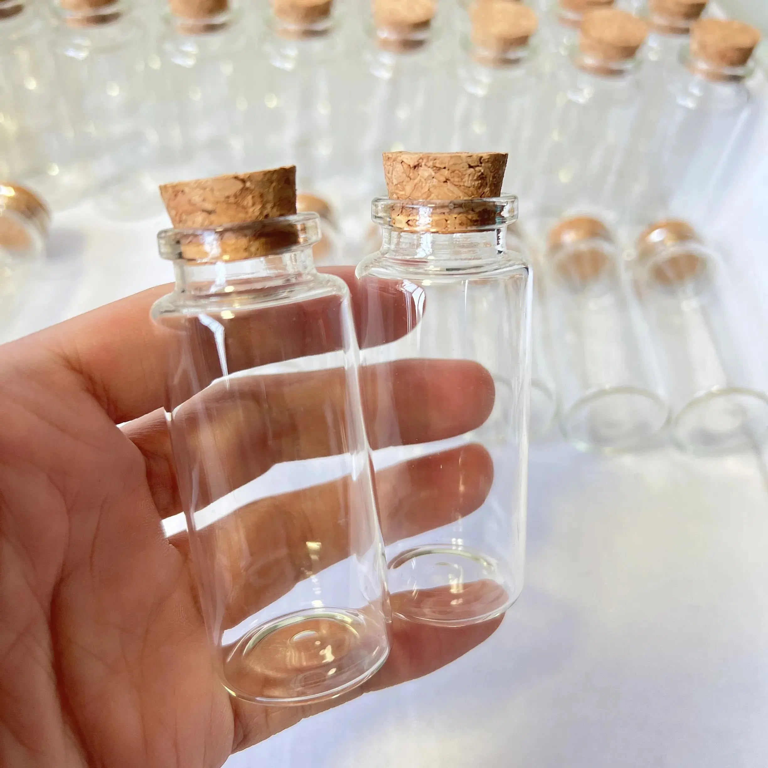 15/36/56 pcs 30x70mm 30ml Glass Jars Cork Tiny Test Tube Bottles Clear Mini Containers DIY Wedding Favors Wishing Bottle colegio culinario de morelia