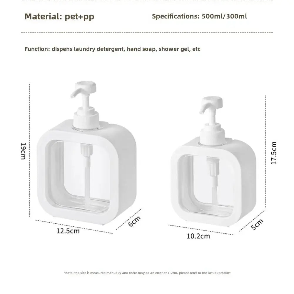 Large Capacity Empty Bottle, Laundry Detergent Dispensing Bottle, Shower Gel, 300 ml, 500ml colegio culinario de morelia