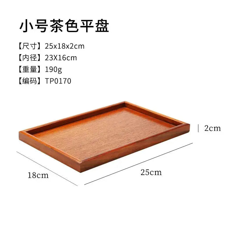 Japanese Wooden Tray Tea Tray Portable Decorative Miscellaneous Storage Tea Set Kitchen Storage Restaurant Service Tray colegio culinario de morelia