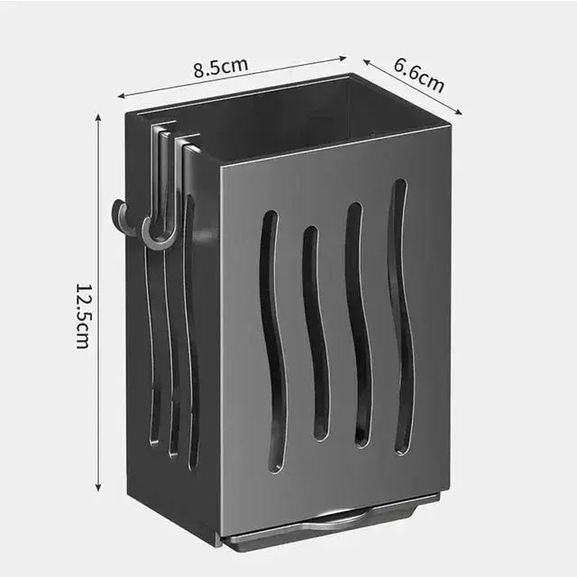 1pcs Kitchen Utensil Rack-Multifunctional Draining Chopstick Holder,Wall-Mounted or Freestanding Cutlery Storage Box, Plastic colegio culinario de morelia