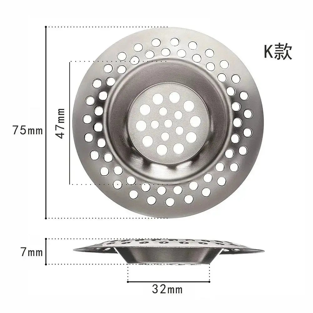 Kitchen Sink Strainer Sink Grid Filter Stainless Steel Mesh Drain Hole Filter Protection Against Clogging Kitchen Accessories colegio culinario de morelia