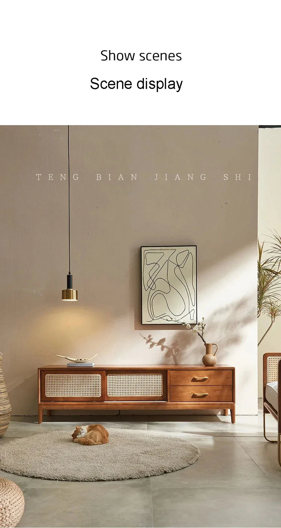 Furniture Organizer Room Multifunction Home Floating Tv Unit Modern Living Console Table Entertainment Cabinet Luxury Salon Wall Chef's Market