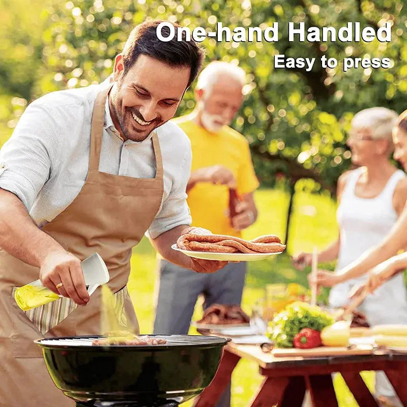 200/300/500ml Oil Spray Bottle BBQ Cooking Olive Oil Sprayer Plastic Baking Oil Spray Empty Bottle Vinegar Bottle Or  Oil brush colegio culinario de morelia